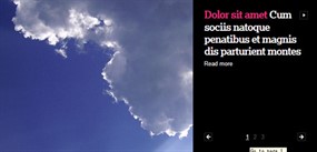 jquery文字图片双滑动显示